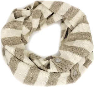 100% Baby Alpaca Scarf - 2-in-1 Convertible Knit Infinity Scarf
