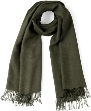 100% Baby Alpaca Wool Oversized Scarf & Shawl, Ethically Sourced, Hypoallergenic - Unisex | 27.5 x 78.5 inches