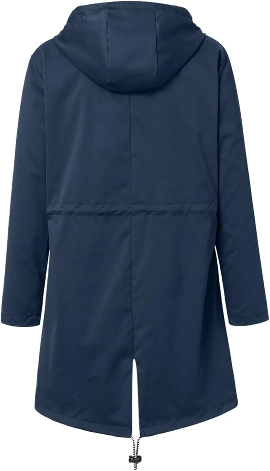 2023 Rain Coats for Women Trendy Windbreaker Jackets Waterproof Outerwear Overcoat Lightweight Outdoor Hooded Trench Coat