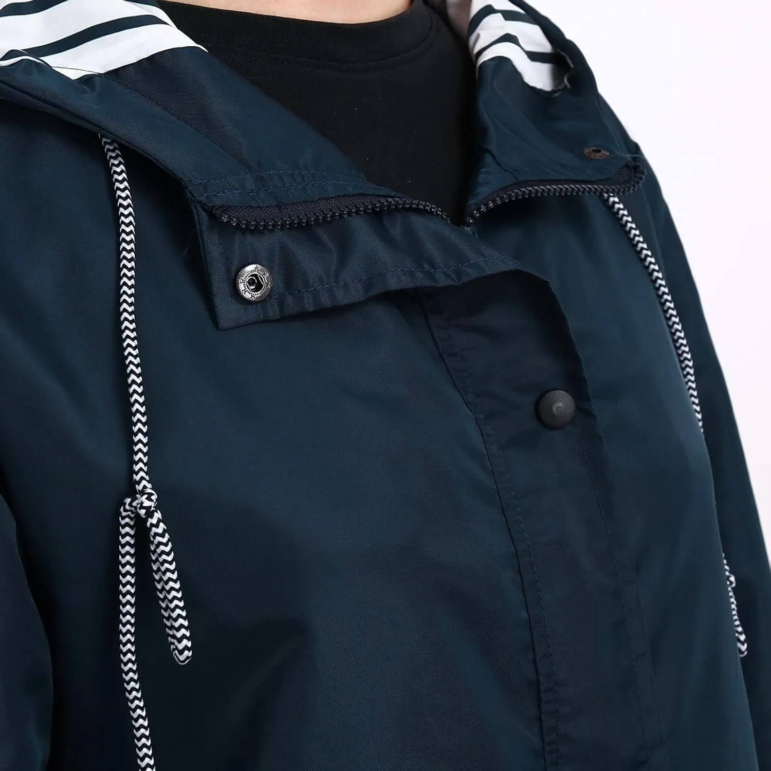 2023 Rain Coats for Women Trendy Windbreaker Jackets Waterproof Outerwear Overcoat Lightweight Outdoor Hooded Trench Coat