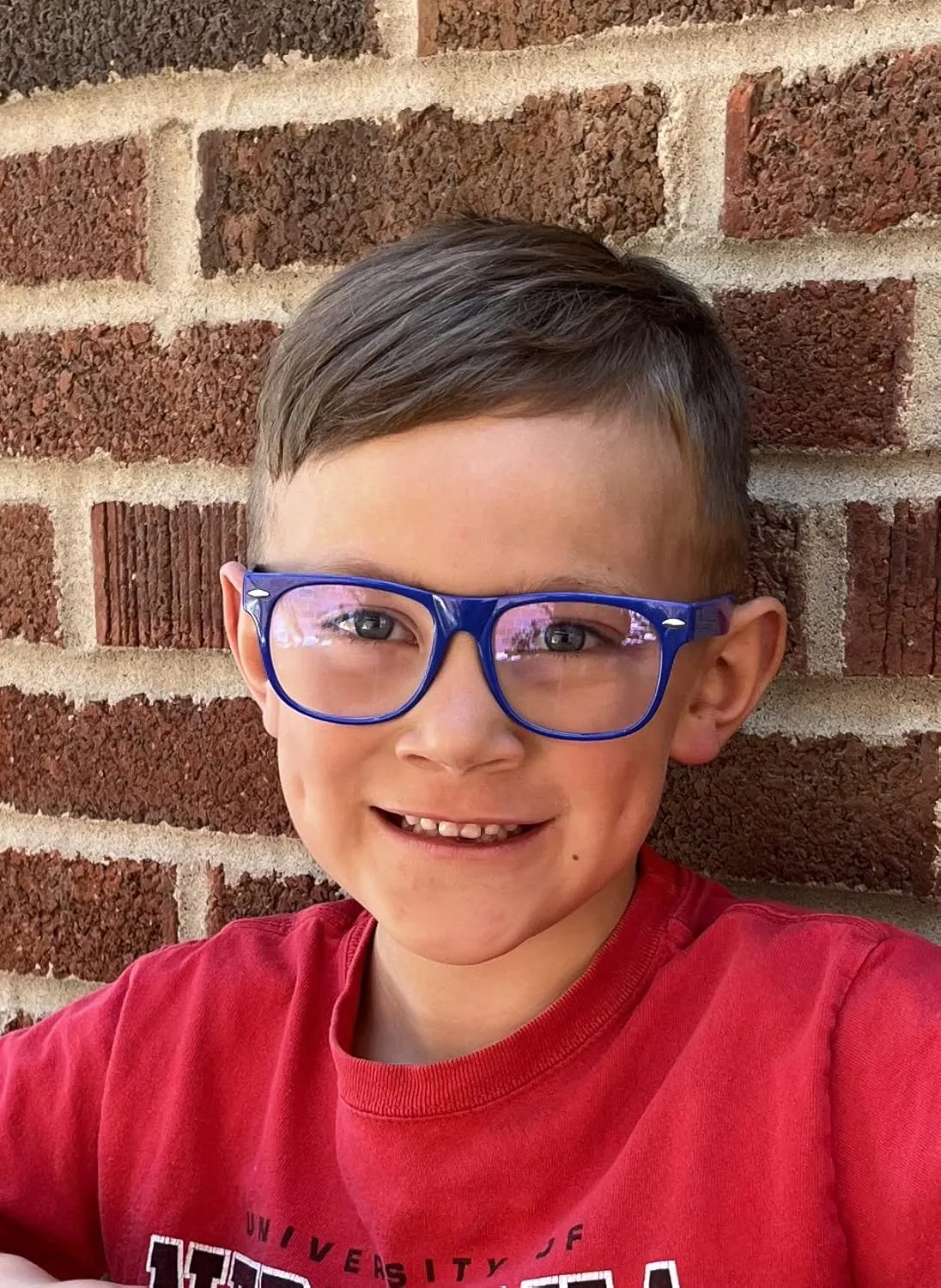 3 Pairs Kids Clear Lens Glasses Protect Child's Eyes from UVB UVA Blocking