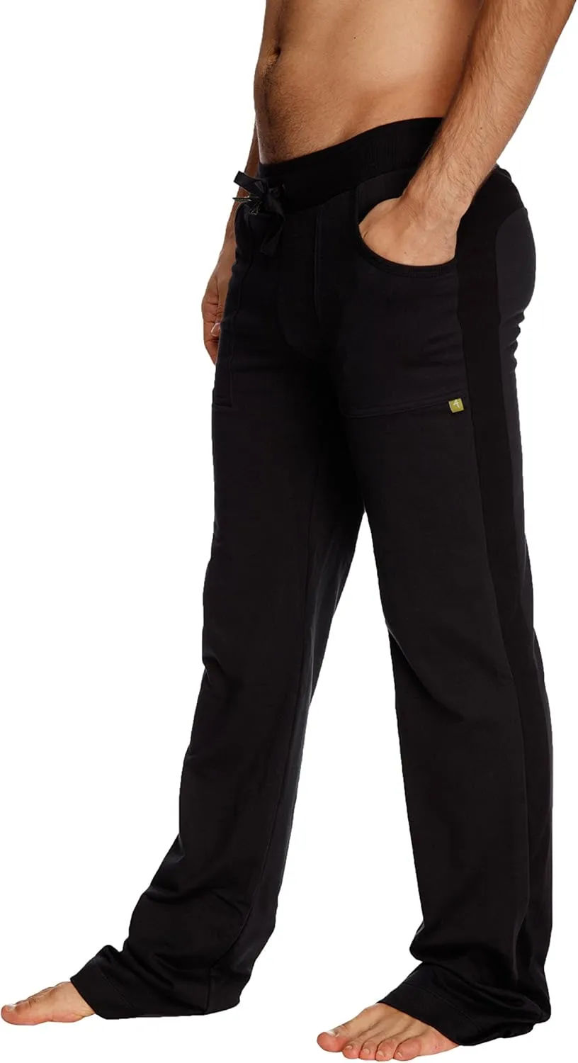 4-rth Men's Eco-Track Sweat & Yoga Gym Pant Modal French Terry Made in America Caliifornia Stretch Fit European style
