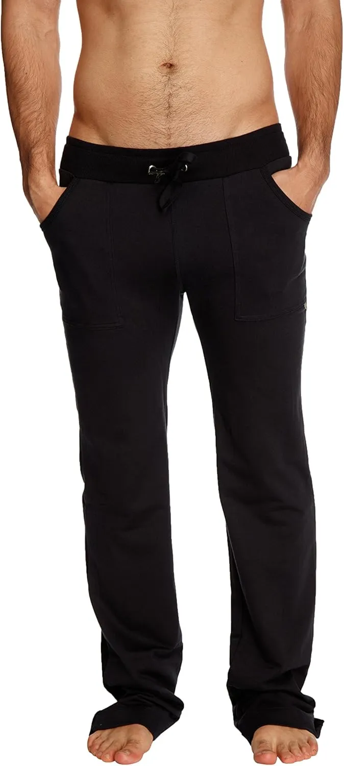 4-rth Men's Eco-Track Sweat & Yoga Gym Pant Modal French Terry Made in America Caliifornia Stretch Fit European style