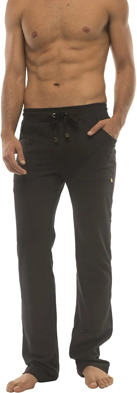 4-rth Men's Eco-Track Sweat & Yoga Gym Pant Modal French Terry Made in America Caliifornia Stretch Fit European style