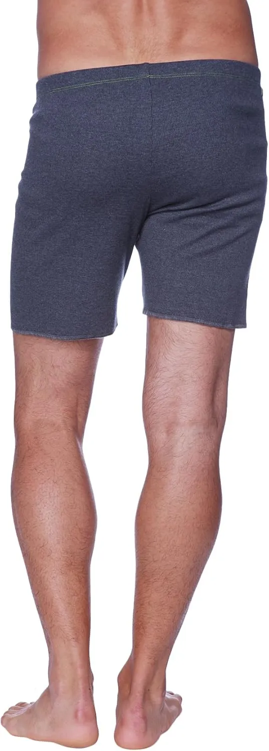 4-rth Men's Fusion Crosstrain Gym & Yoga Short-Short Modal French Terry Made in America Stretch Fit European Style