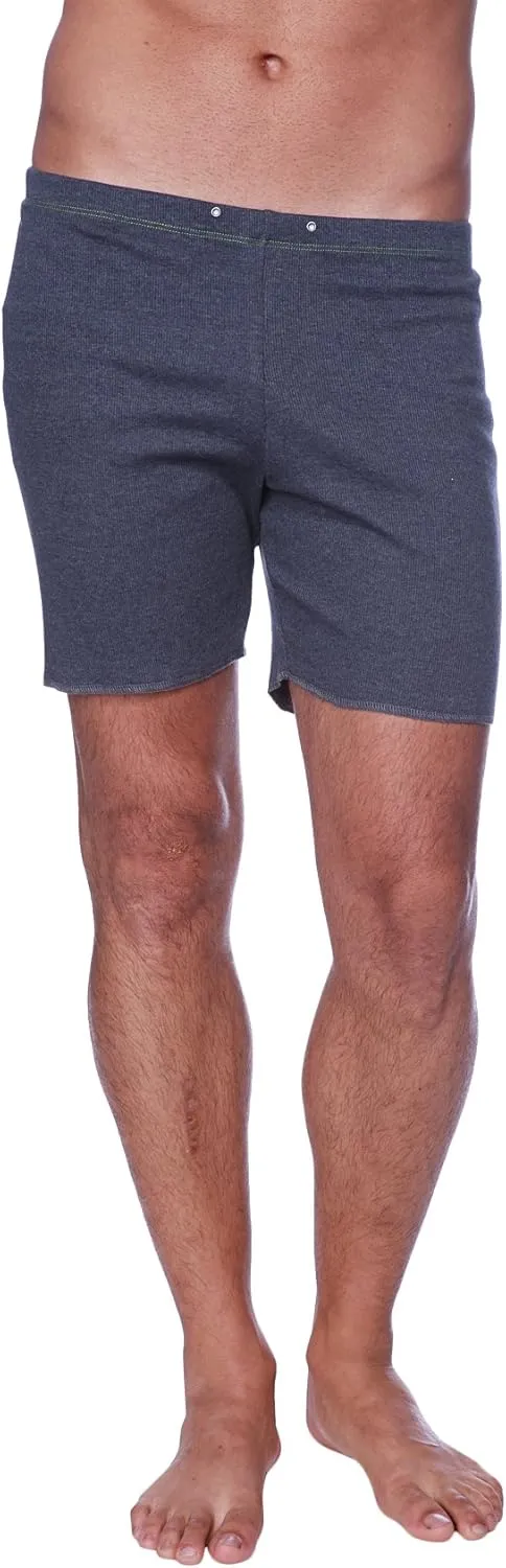4-rth Men's Fusion Crosstrain Gym & Yoga Short-Short Modal French Terry Made in America Stretch Fit European Style