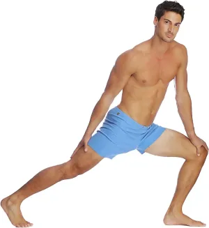 4-rth Men's Fusion Crosstrain Gym & Yoga Short-Short Modal French Terry Made in America Stretch Fit European Style