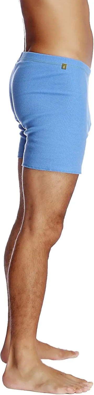 4-rth Men's Fusion Crosstrain Gym & Yoga Short-Short Modal French Terry Made in America Stretch Fit European Style