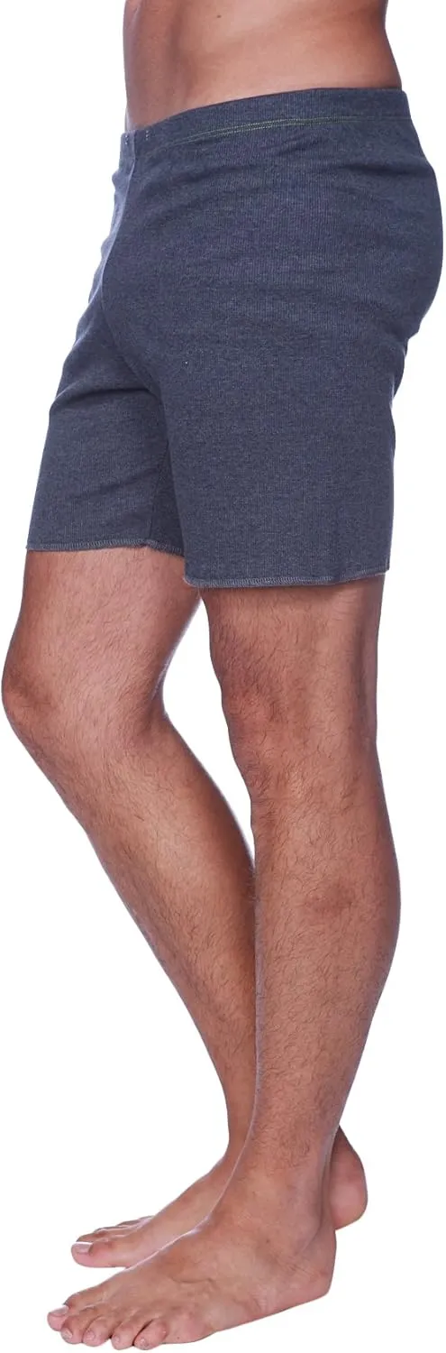 4-rth Men's Fusion Crosstrain Gym & Yoga Short-Short Modal French Terry Made in America Stretch Fit European Style