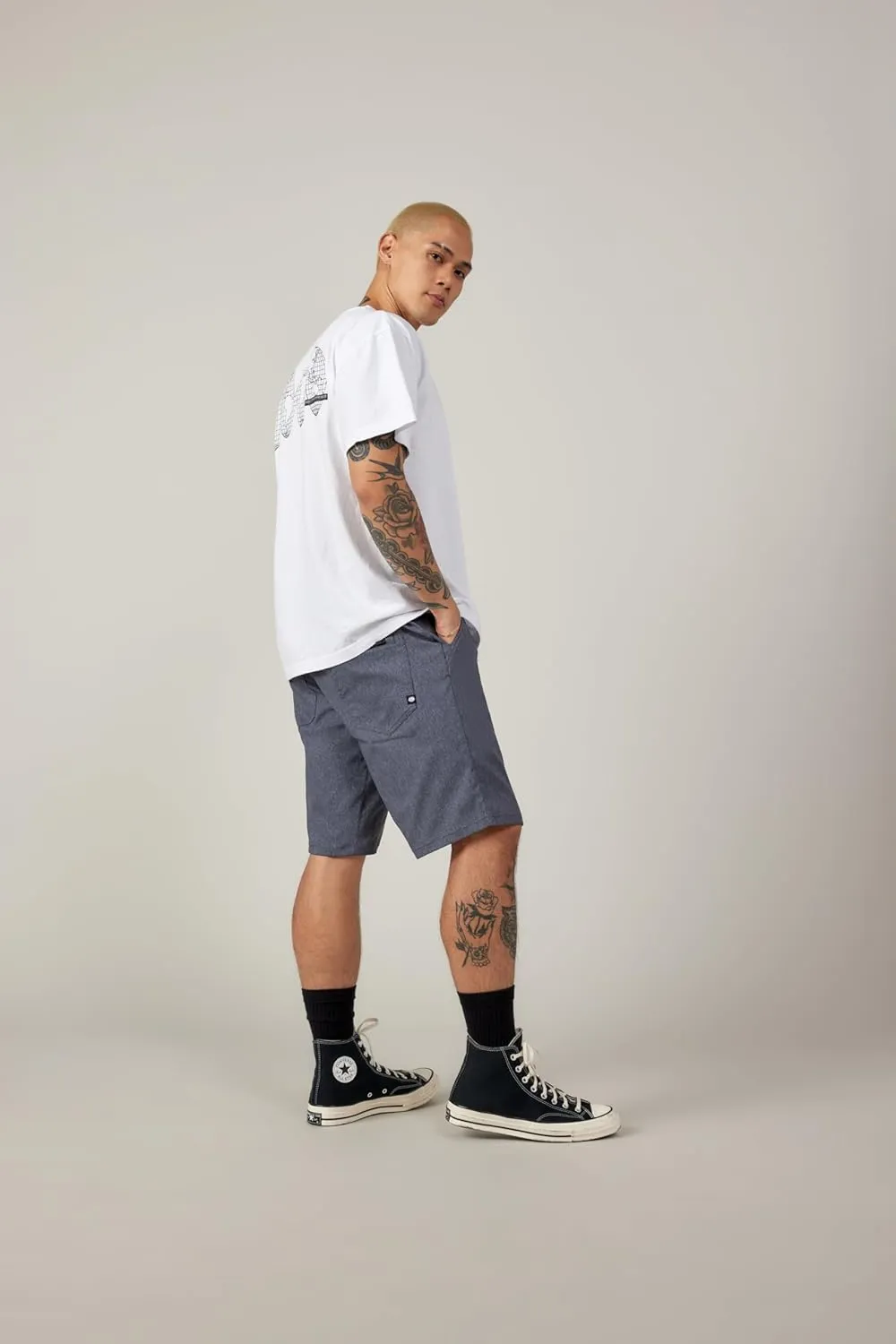686 Men's Everywhere Hybrid Short - Relaxed Fit - Quick-Drying Classic Shorts - 10 Pocket Design