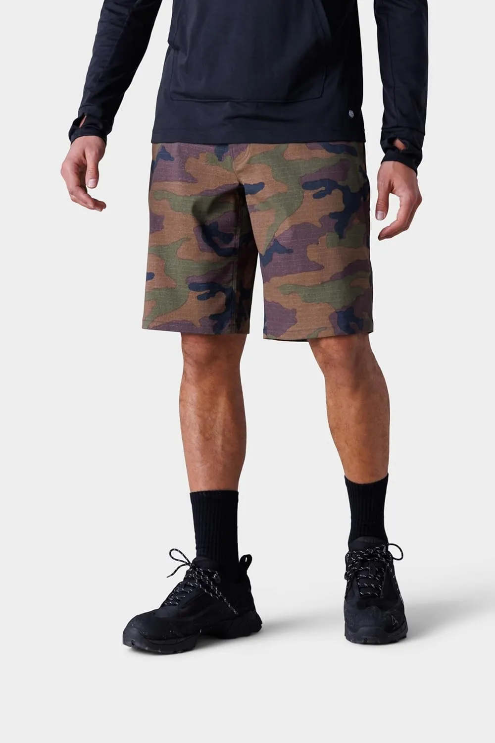 686 Men's Everywhere Hybrid Short - Relaxed Fit - Quick-Drying Classic Shorts - 10 Pocket Design