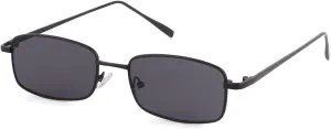 ADE WU Small Narrow Rectangle Sunglasses Womens Mens Retro Y2k 80s 90s UV400 Sunnies