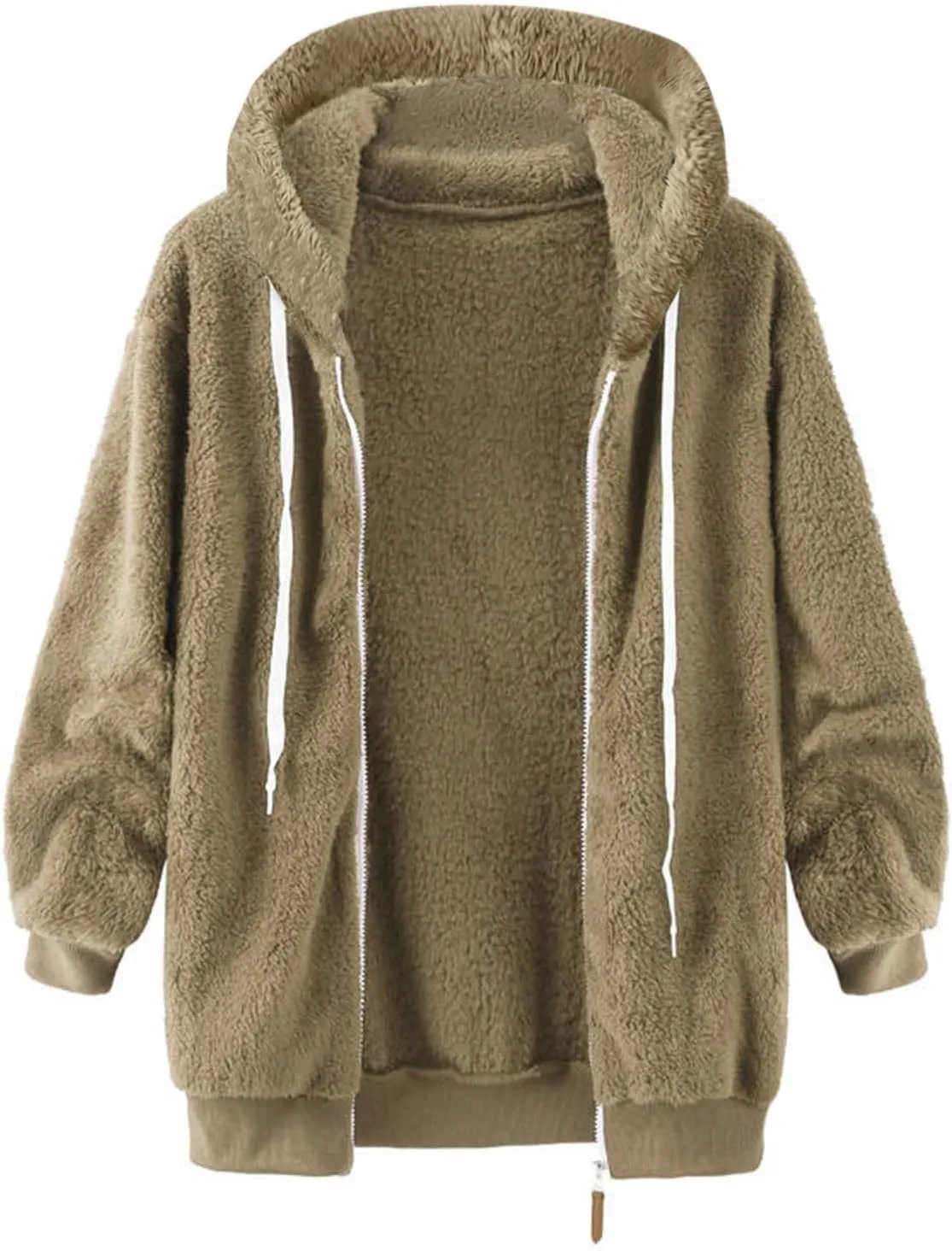 aihihe Oversized Cardigan for Women Classic Lapel Collar Open Front Long Jacket 2023 Fall Trendy Outerwear with Pockets