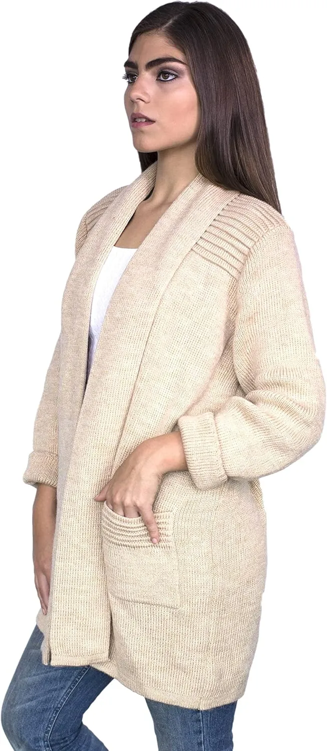 Alpaca Wool Sweater Women | Alpaca Wool Cardigan Women | Warm, Lightweight, Soft Alpaca Sweater| Alpaca Sweaters Women