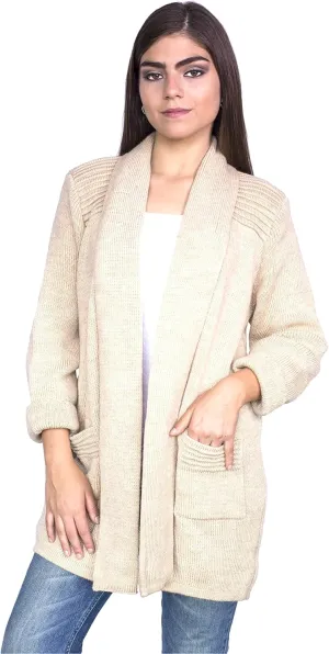 Alpaca Wool Sweater Women | Alpaca Wool Cardigan Women | Warm, Lightweight, Soft Alpaca Sweater| Alpaca Sweaters Women
