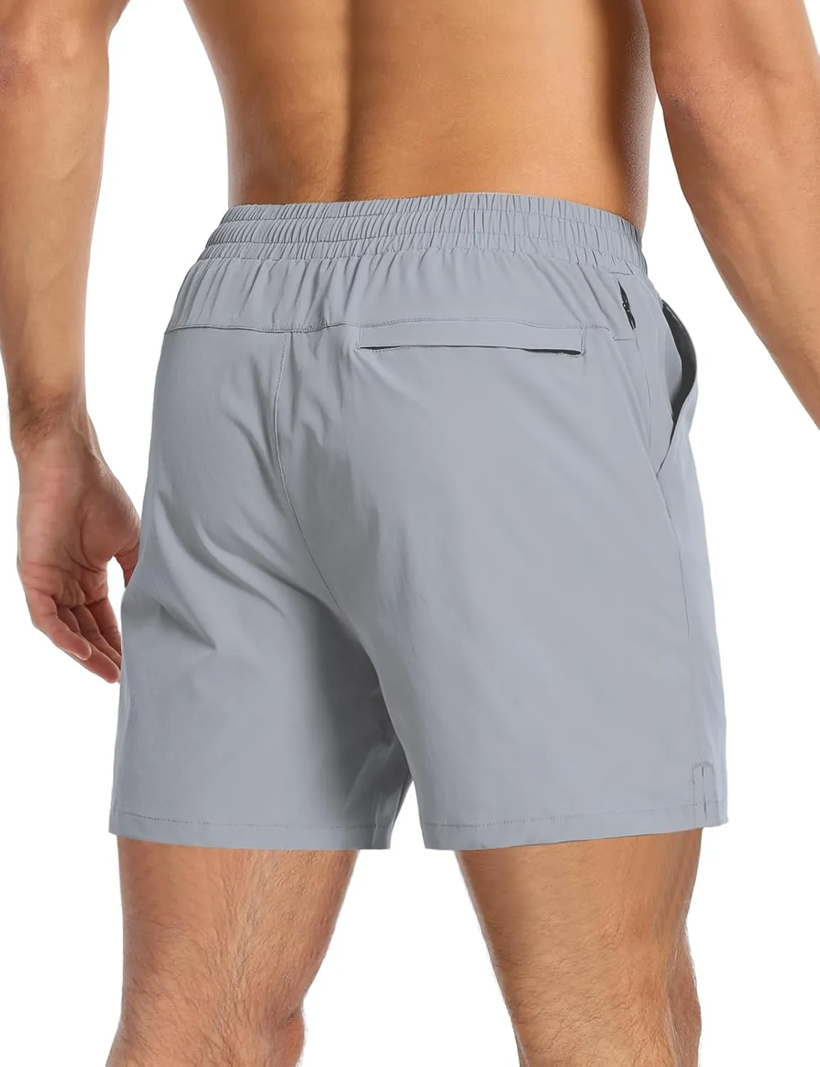 Aolesy Men’s 2 in 1 Running Shorts -5''/7'' Quick Dry Workout Gym Shorts with Pockets, Tennis Training Athletic Shorts