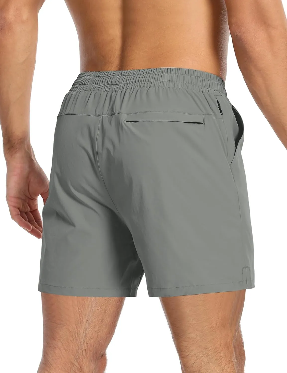 Aolesy Men’s 2 in 1 Running Shorts -5''/7'' Quick Dry Workout Gym Shorts with Pockets, Tennis Training Athletic Shorts