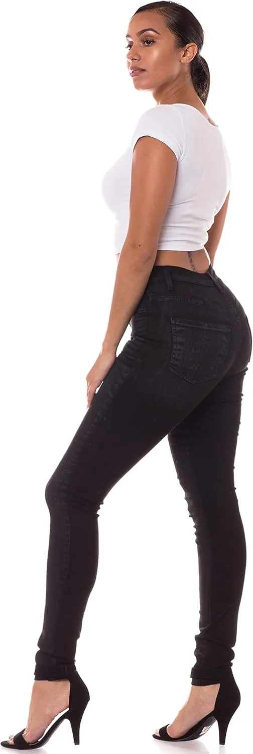 Aphrodite High Waisted Jeans for Women – Basic High Rise Waist Skinny Slim Fit Stretch Denim Pants