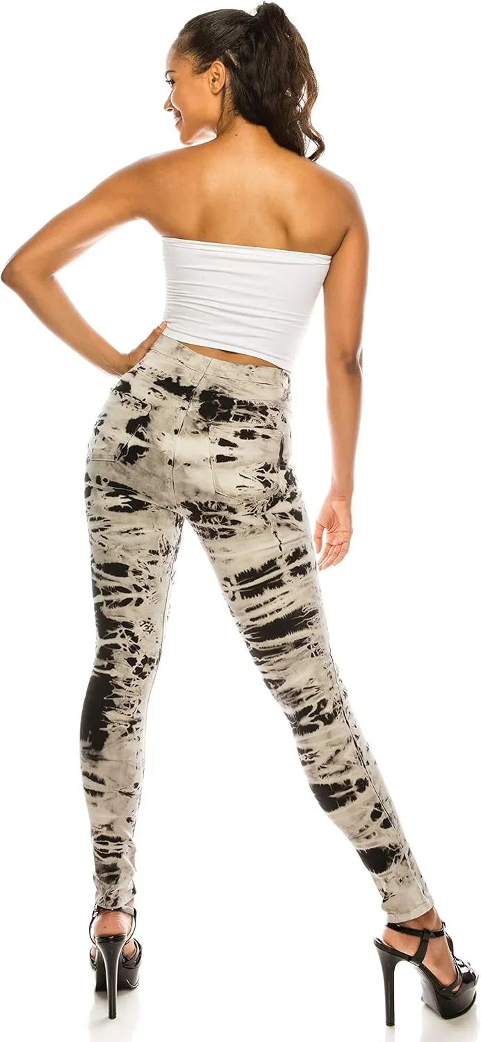 Aphrodite High Waisted Jeans for Women - High Rise Waist Stretch Skinny Slim Fit Basic Denim Pants