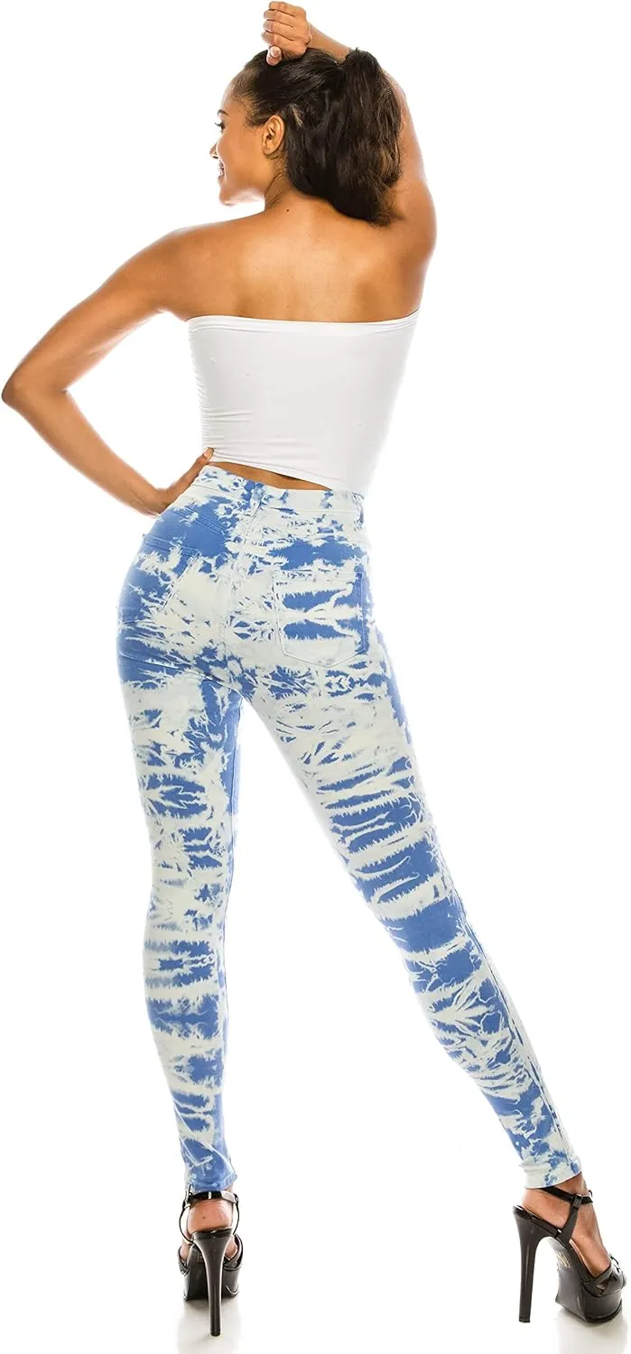 Aphrodite High Waisted Jeans for Women - High Rise Waist Stretch Skinny Slim Fit Basic Denim Pants