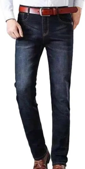 Bidobibo Mens Jeans Slim Fit Men's Casual Style Straight Fit Jeans Ripped Stretch Skinny Jeans Stretch Motion Denim Pants