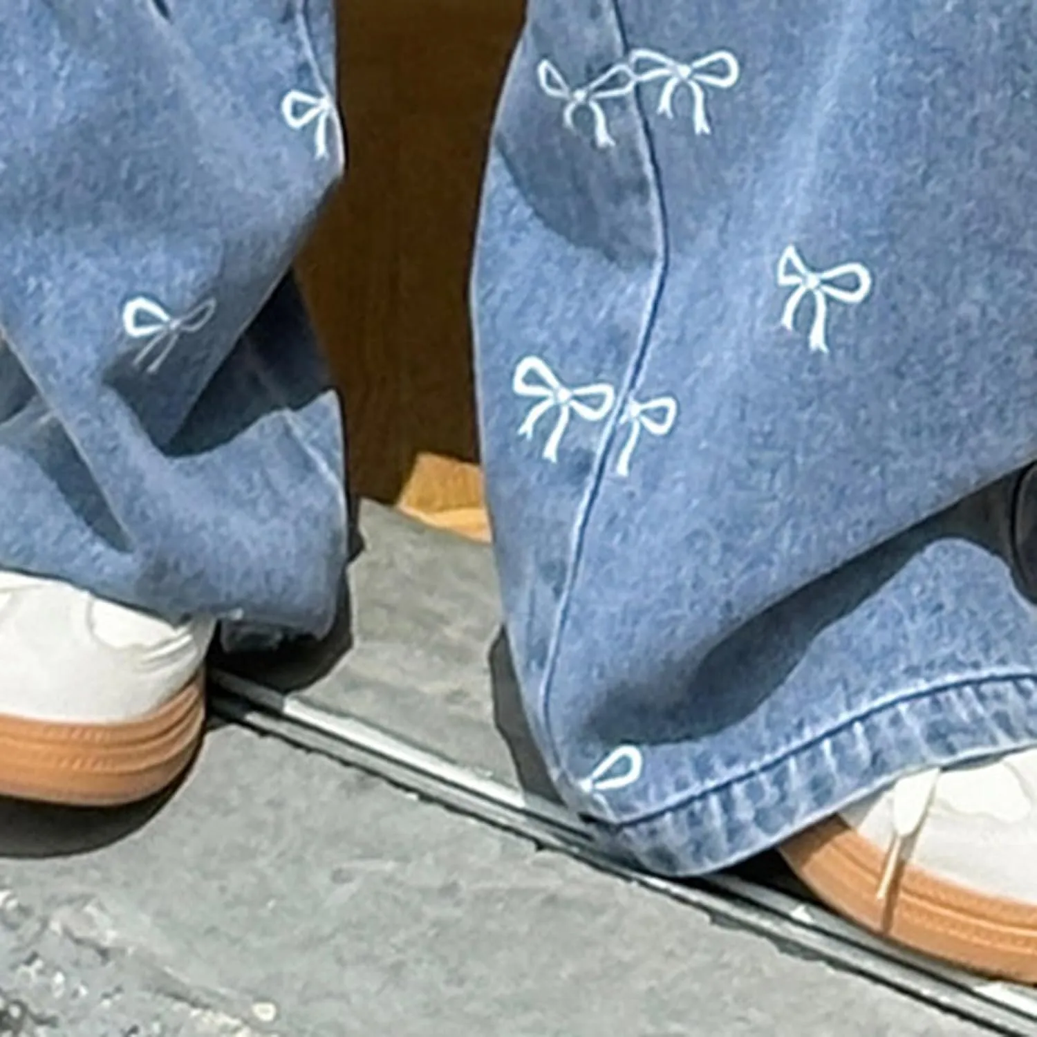 Boys Baggy Jeans for Kids Teen Casual Straight Wide Leg Cargo Jeans Y2K Loose Elastic Waist Denim Pants Trousers with Pockets