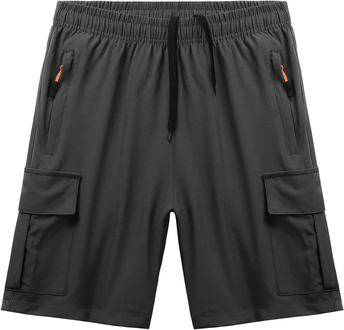 Boys Cargo Shorts Kids Youth Lightweight Quick Dry Athletic Shorts with Multi Pocket for Camping, Hiking
