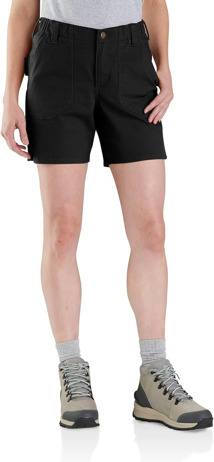 Carhartt Women's Rugged Flex Relaxed Fit Canvas Work Short