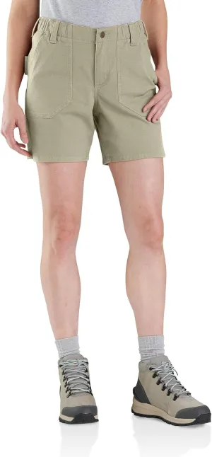 Carhartt Women's Rugged Flex Relaxed Fit Canvas Work Short
