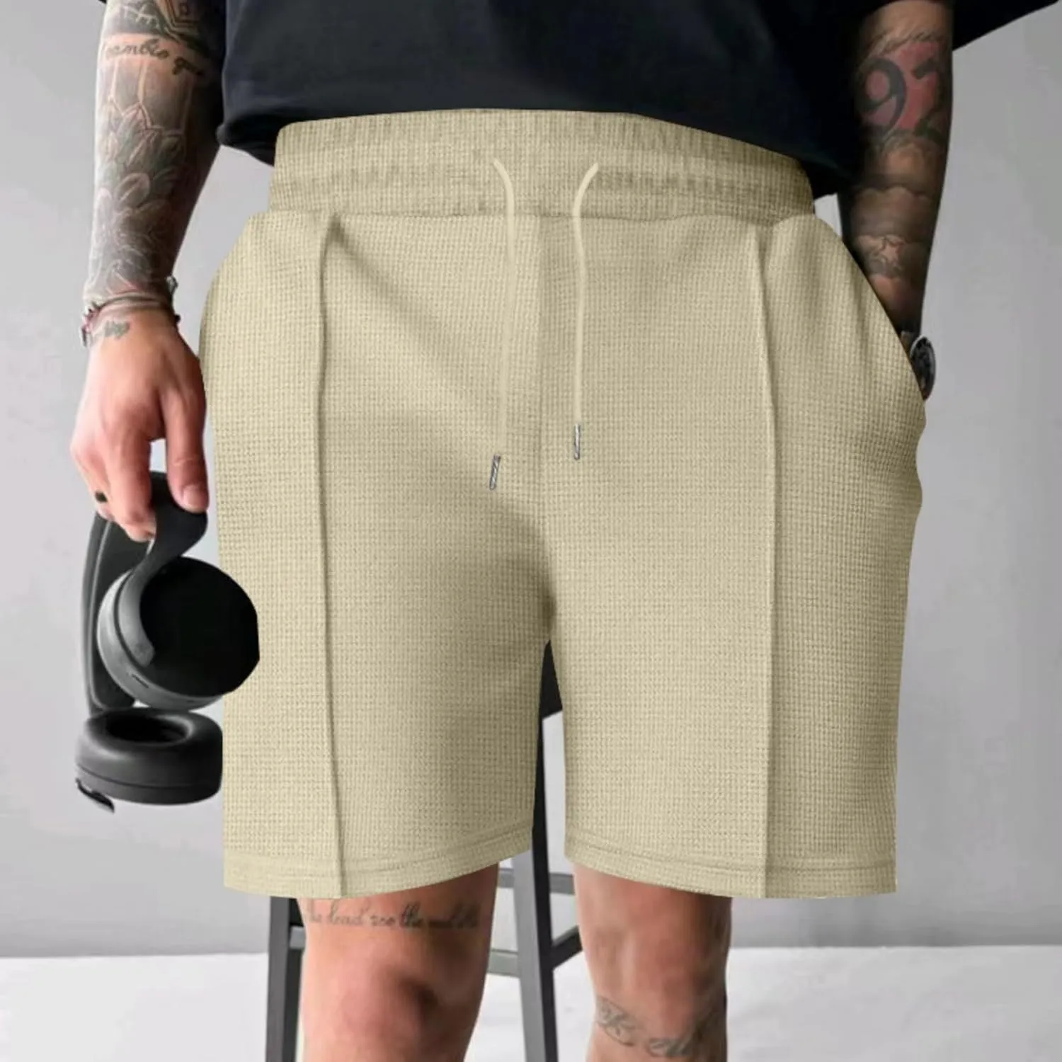 Casual Shorts for Men Loose Fit Big and Tall Breathable and Relaxed Fit Low Waisted Shorts 2025 Summer