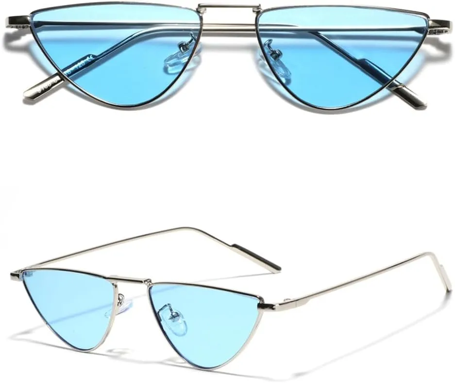 Cat Eye Sunglasses Vintage Alloy Sun Glasses Women Shades
