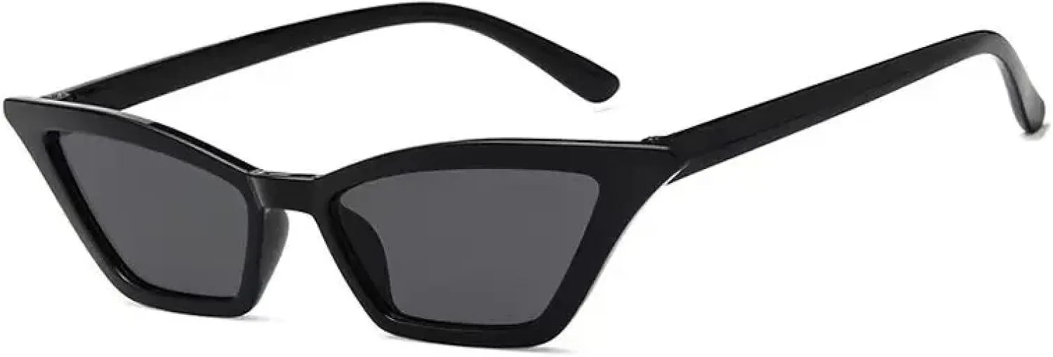 Cat Eye Sunglasses Women Black Eyewear Glasses Fashion Retro Driving Uv400 Sunglasses