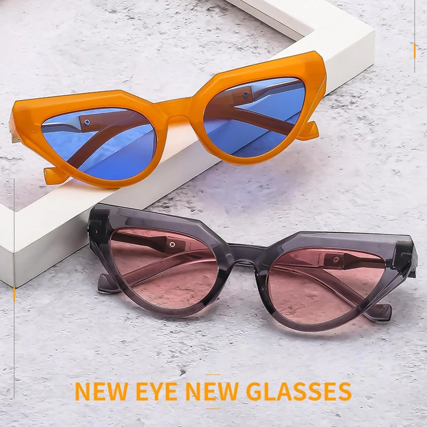 Cat Eye Sunglasses Women Fashion Vintage Female Shades Sun Glasses Uv400