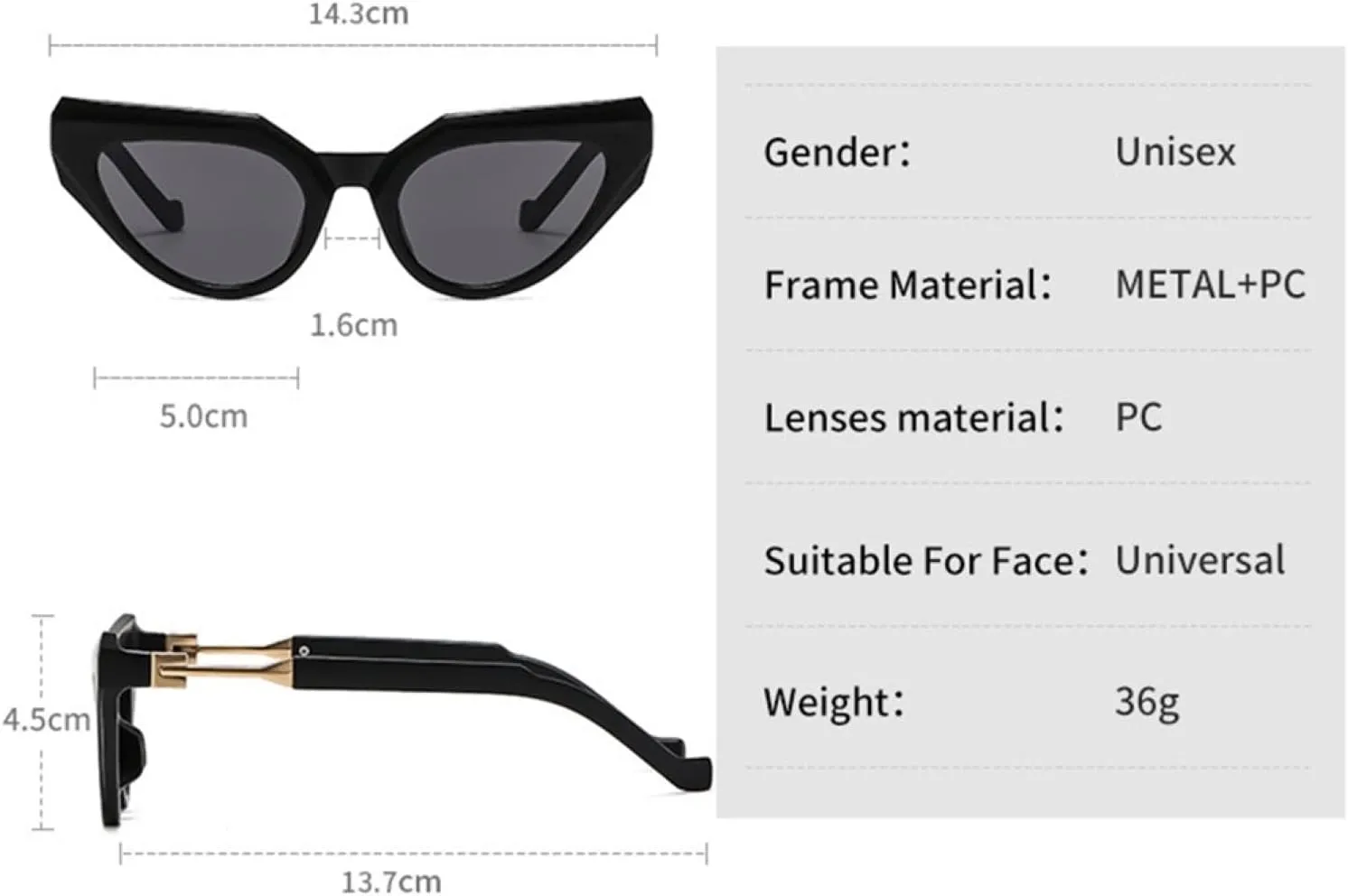 Cat Eye Sunglasses Women Fashion Vintage Female Shades Sun Glasses Uv400
