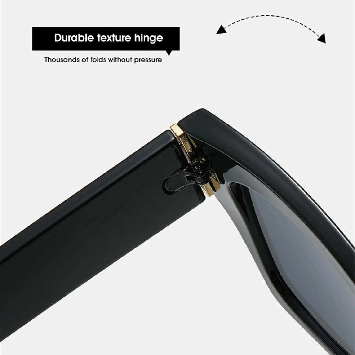 Cat Eye Sunglasses Women Men Vintage Shades Female Uv400(Black Clear,one)