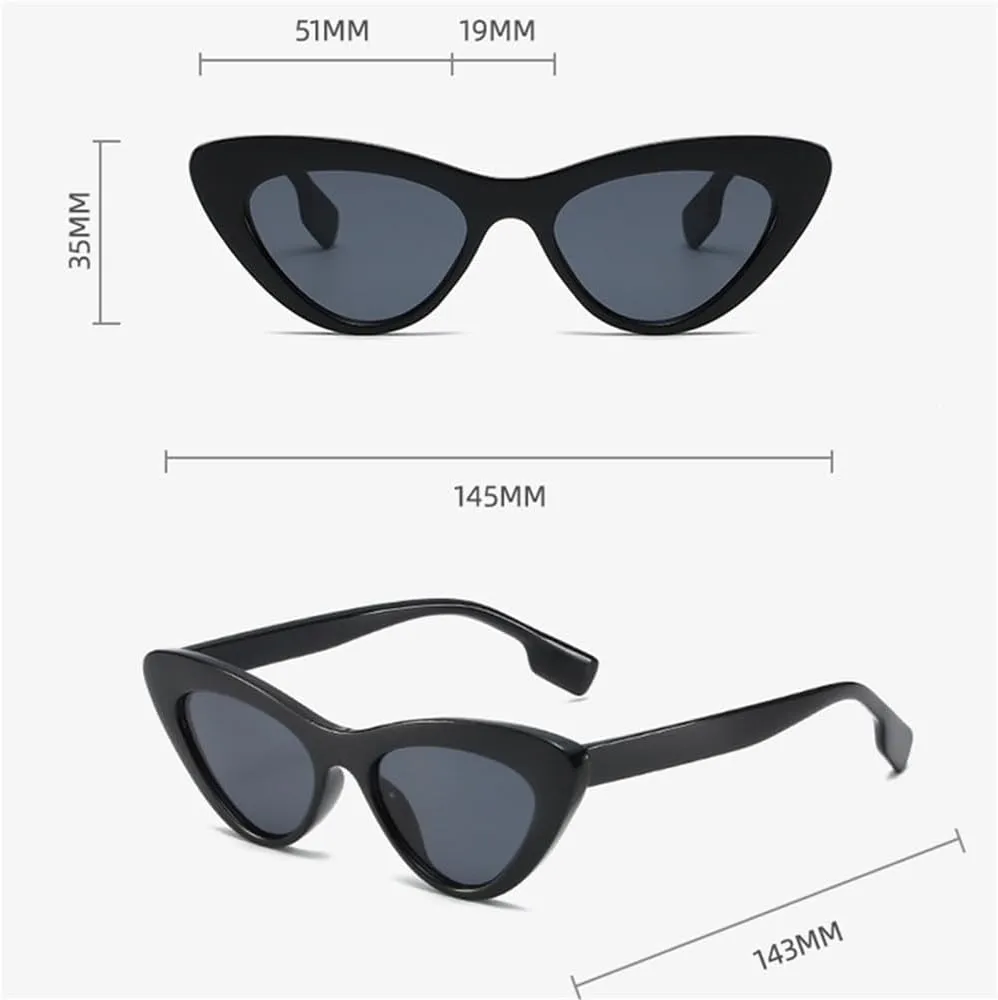 Cat Eye Sunglasses Women Vintage Shades Sun Glasses UV400 Eyewear
