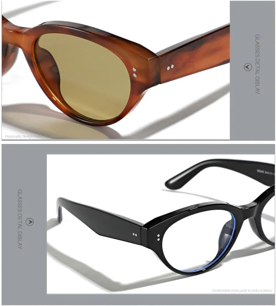 Cat Eye Womens Sunglasses Retro Vintage Eyeglasses Frame