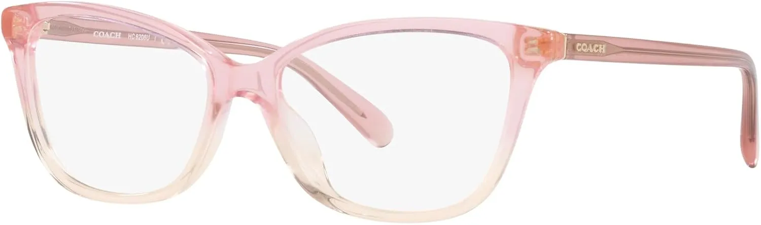 Coach Women's Hc6206u Universal Fit Cat Eye Prescription Eyewear Frames