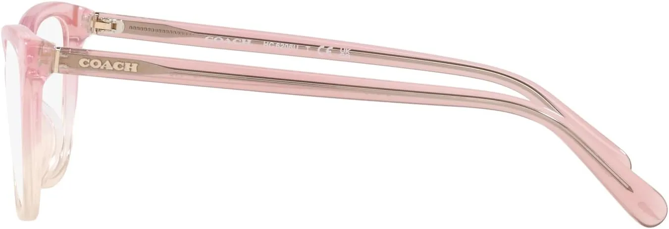 Coach Women's Hc6206u Universal Fit Cat Eye Prescription Eyewear Frames