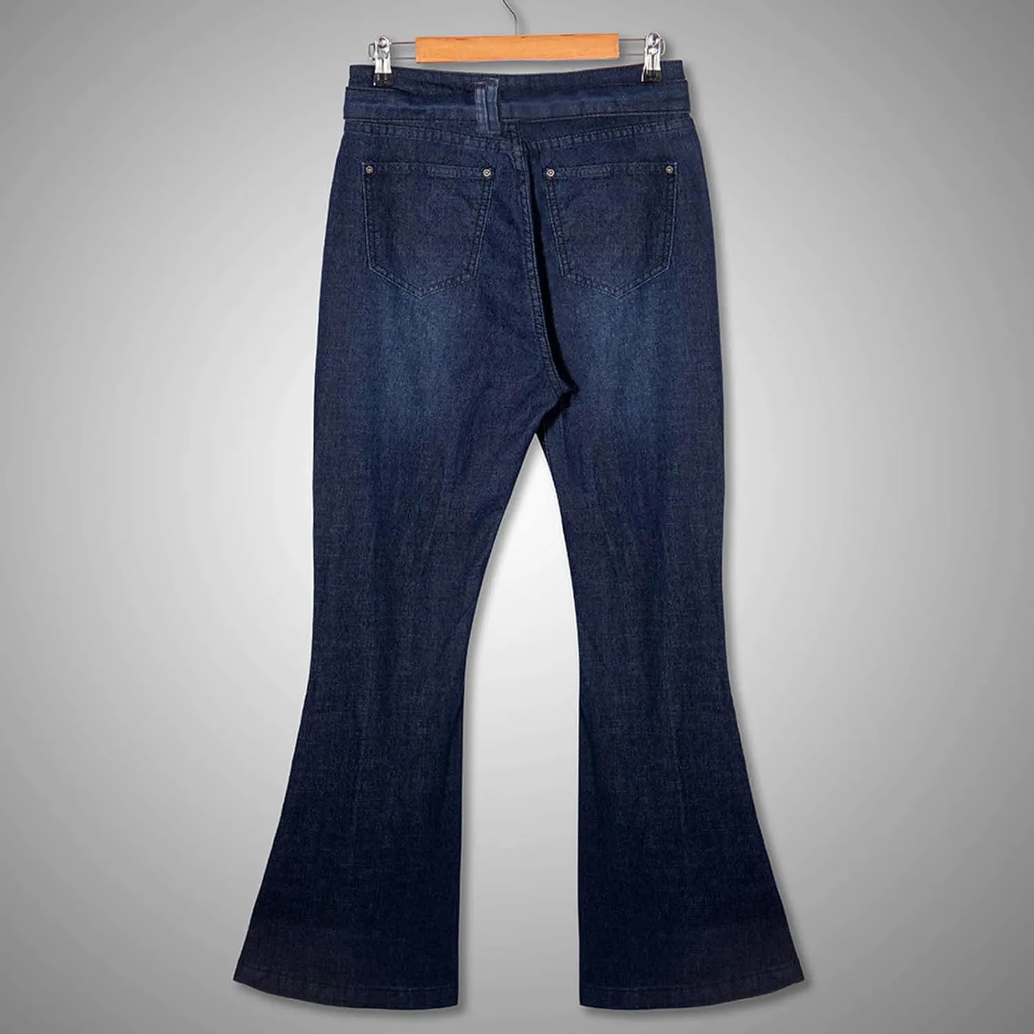 DDAPJ pyju High Waisted Bell Bottom Jeans for Women Belted Flare Jeans Stretch Wide Leg Jeans Denim Pants Casual Long Pants