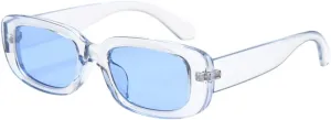 Dollger Rectangle Sunglasses for Women Men Trendy Retro Fashion Sunglasses UV 400 Protection Square Fram