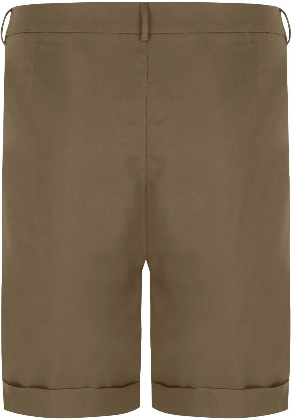 Dressy Pleated Front Shorts for Men Summer Business Casual Bermuda Shorts Cuffed Hem Golf Work Short with Pockets