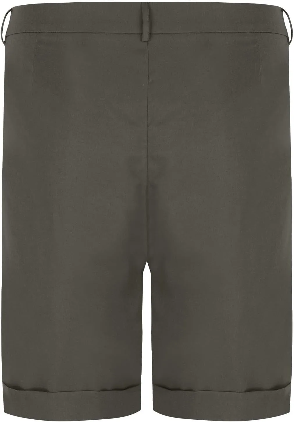 Dressy Pleated Front Shorts for Men Summer Business Casual Bermuda Shorts Cuffed Hem Golf Work Short with Pockets