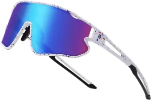 DUCO Kids Sunglasses Youth Baseball Sun Glasses Lightweight TR90 Frame UV400 Sports Cycling Shades for Boys Girls DK268