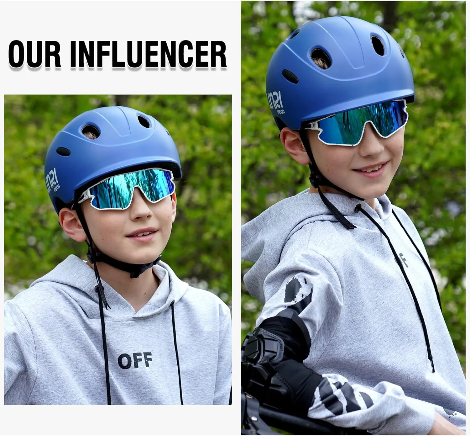DUCO Kids Sunglasses Youth Baseball Sun Glasses Lightweight TR90 Frame UV400 Sports Cycling Shades for Boys Girls DK268