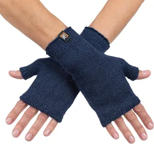 Evolution Knitwear Alpaca Knit Fingerless Mittens - Super Soft Baby Alpaca - Made in the USA - Small