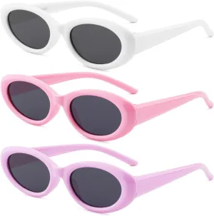 EYEBUDDY 3 Packs Kids Sunglasses-100% UV400 Protection Polarized Sunglasses, Girls Sunglasses Lightweight Portable Age 5-10