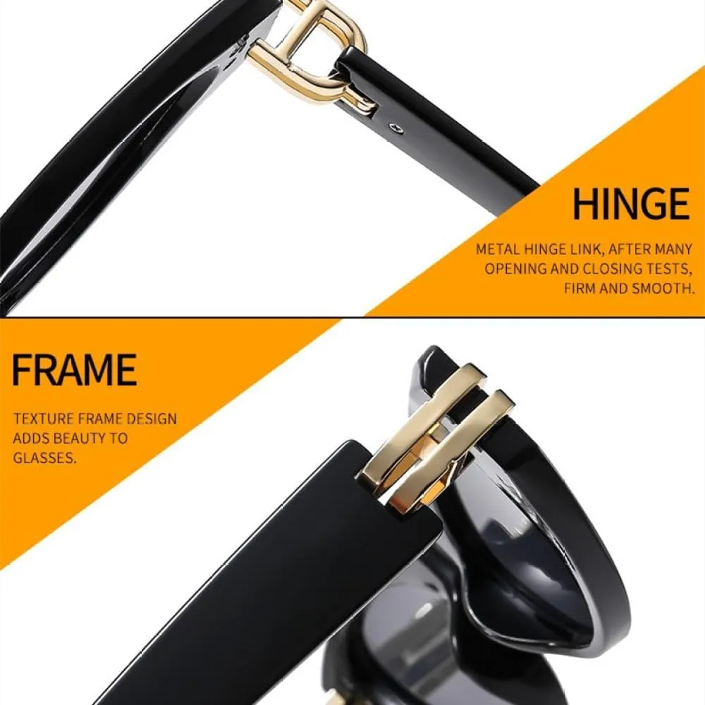 Fashion Green Cat Eye Women Sunglasses For Men Vintage Luxury Modern Female Sun Glasses Shades UV400 Eyeglasses