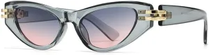 Fashion Green Cat Eye Women Sunglasses For Men Vintage Luxury Modern Female Sun Glasses Shades UV400 Eyeglasses