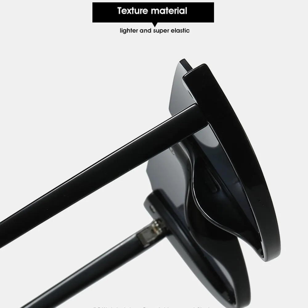 Fashion Half Frame Sunglasses Men For Women Luxury Vintage Outdoors Travel Drive Trending Shades UV400